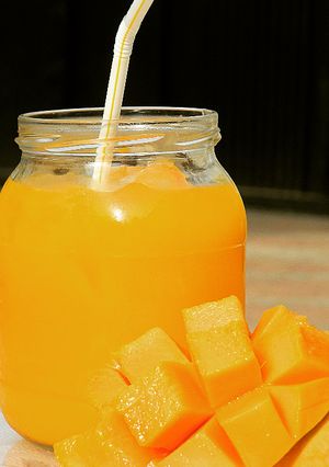 A picture of Mango juice.