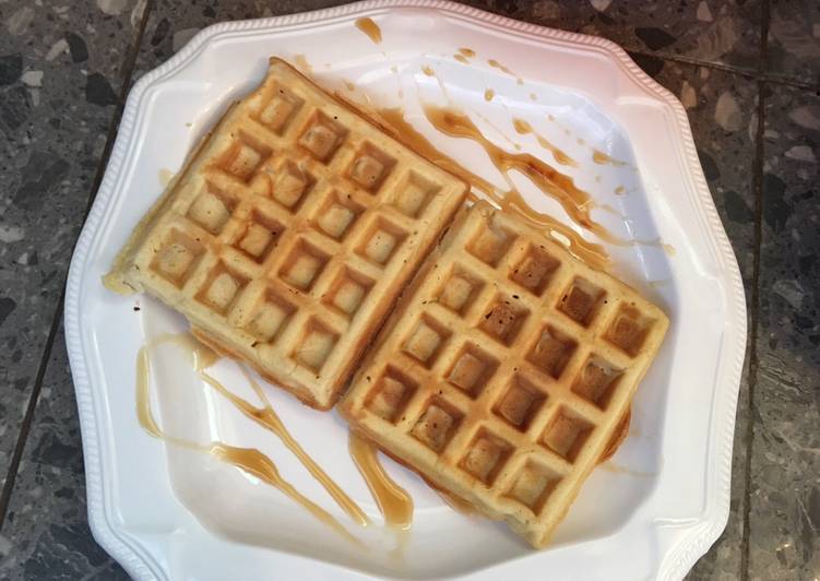 Easiest Way to Prepare Homemade Waffle