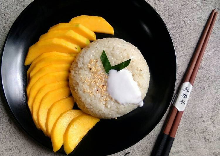 Resep Manggo Sticky Rice, Bisa Manjain Lidah