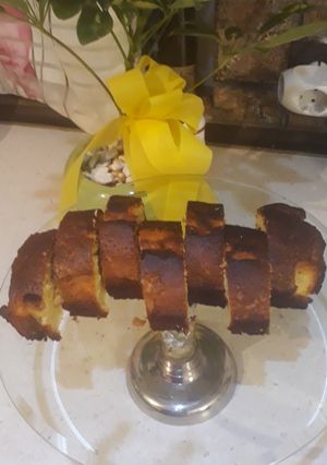 عکسی از دستور کیک زعفرانی