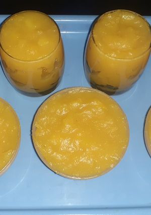 Una foto de JALEA DE MANGO VENEZOLANO, Postre De Mango Verde