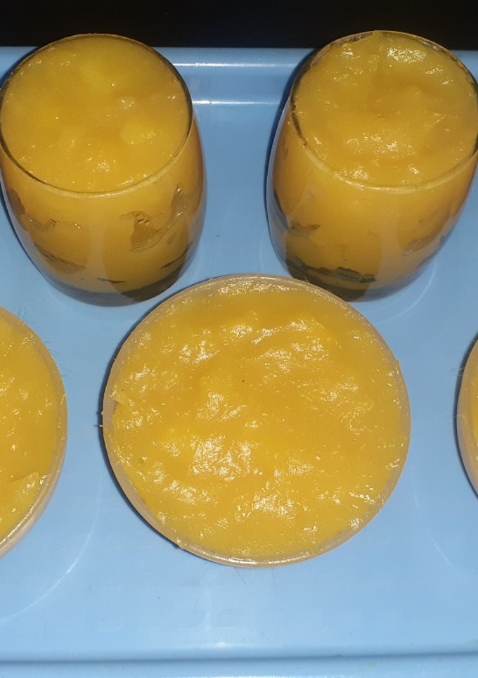 Una foto de JALEA DE MANGO VENEZOLANO, Postre De Mango Verde