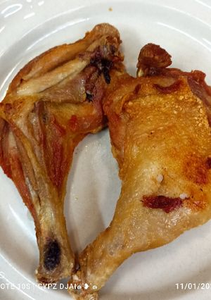 รูปของ น่องไก่ ทอดน้ำปลา สูตรคีโต