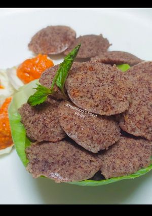 A picture of Finger millet mini idli.
