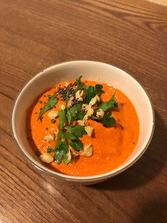 Una foto de Paté de pimientos. Muhammara