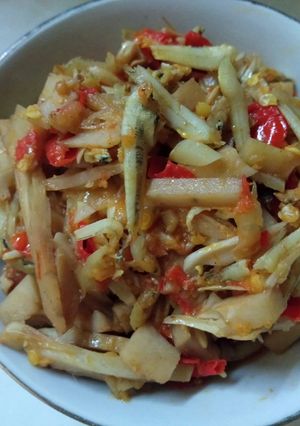Foto resep Tumis nangka muda teri