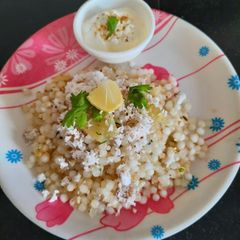A picture of Sabudana khichdi.
