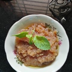 A picture of Wheat flour Halwa.