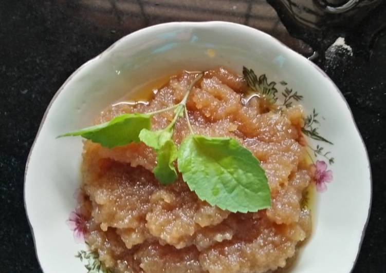 Wheat flour Halwa