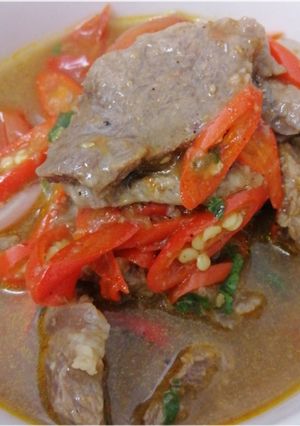 Gambar 🐃Daging Rebus Air Asam Kerisik🐮