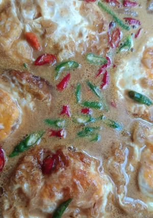 Foto resep Kari Telur Ceplok