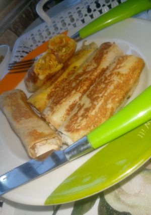 Chicken Bread Rolls ainihin hoton girkin