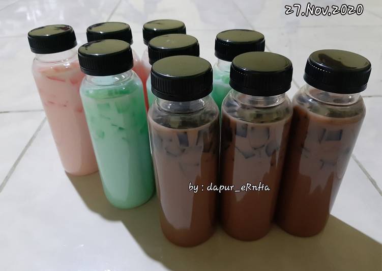 Cara Gampang Menyiapkan Milky Jelly Drink Anti Gagal