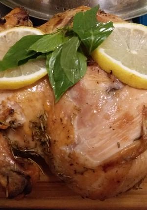 Foto resep Ayam panggang bumbu rosmary dan lemon