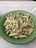 Pasta with Smoked Salmon and Spinach