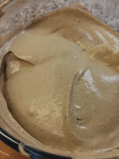 Una foto de Helado de té Hojicha casero sin heladera