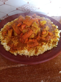 A picture of Moroccan Couscous 🇲🇦.