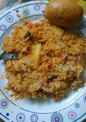 Una foto de Guiso vegan de arroz