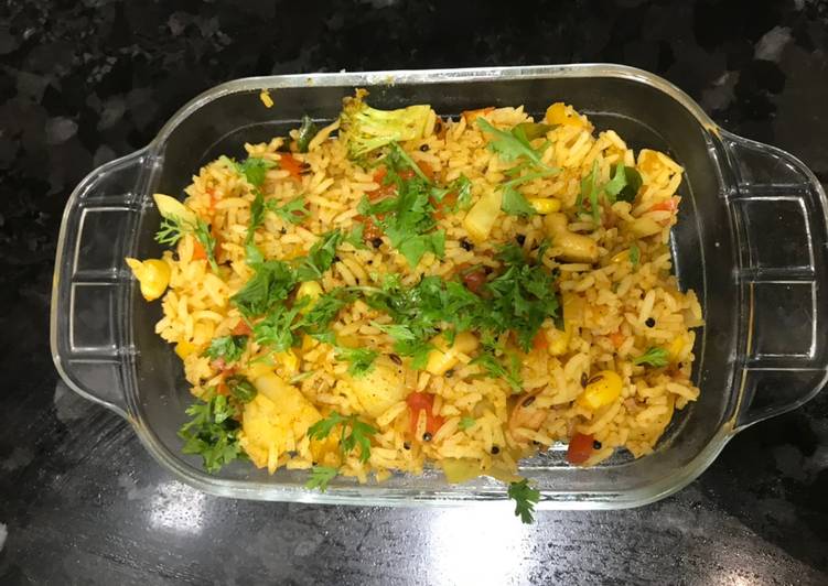 Simple Way to Prepare Speedy Rice pulao-veg rice Biryani