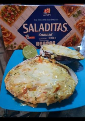Una foto de Almeja Gratinada