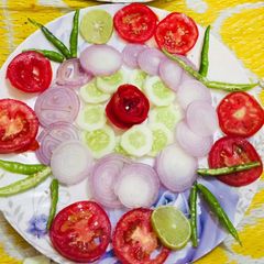 A picture of Healthy & colourful salad.