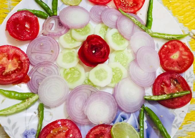 Recipe of Speedy Healthy &amp; colourful salad