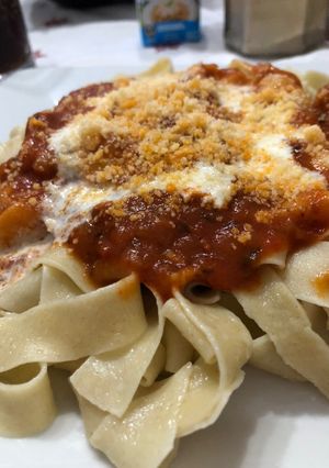 Una foto de Fideos caseros