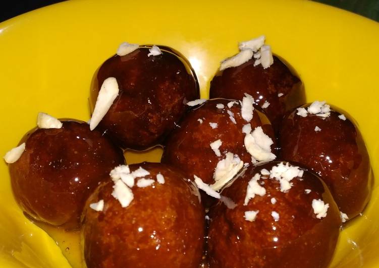 Recipe of Super Quick Homemade Wheat flour Gulab jamun
