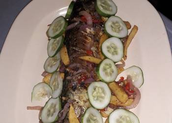 How To Cooking Recipe Roasted fish Savory Delicious