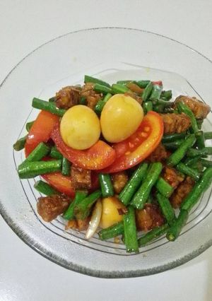 Foto resep Oseng Tempe Kacang Panjang Kecap