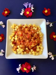 Una foto de Pisto de verduras