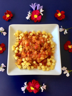 Una foto de Pisto de verduras