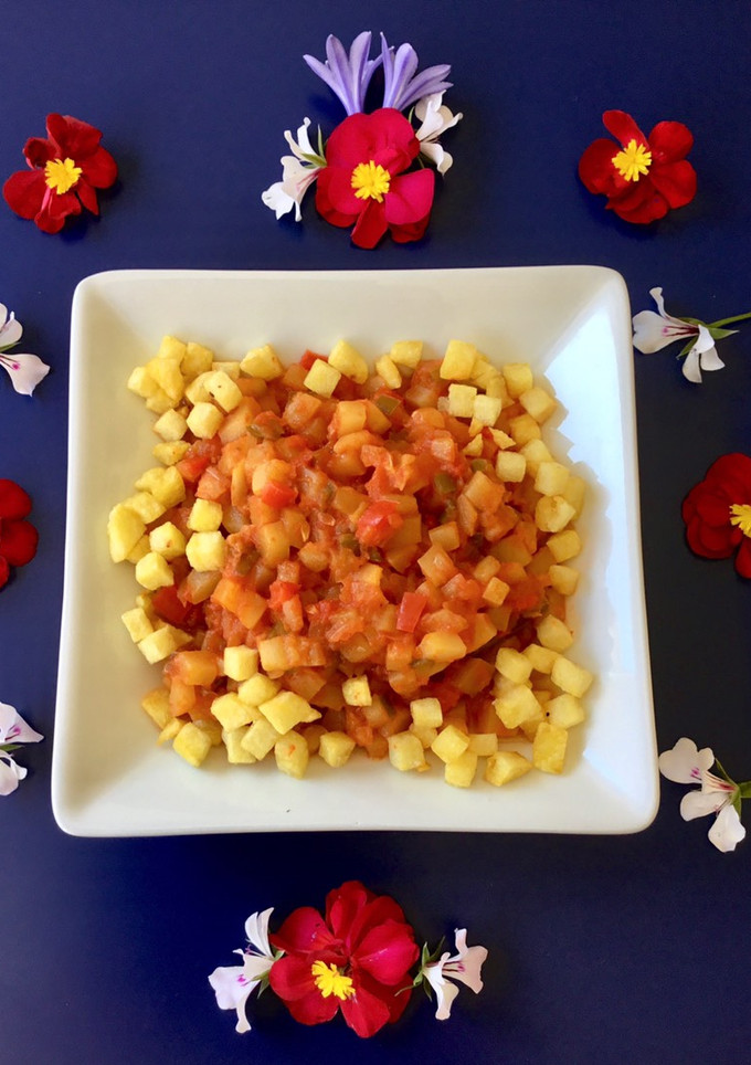 Una foto de Pisto de verduras