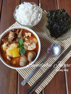 Foto resep Korean Tofu Soup - Sundubu Jjigae