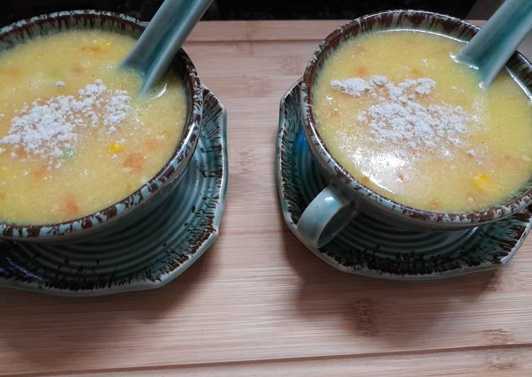 Recipe of Favorite Sweet corn soup