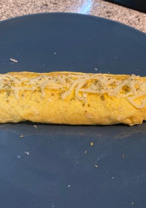 Una foto de Tortilla francesa de mousse de nueces