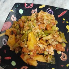 A picture of Vegetable Karahi.