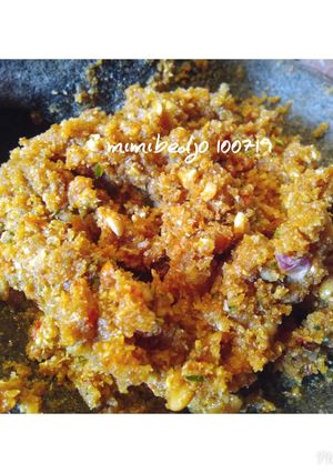 Foto resep Sambal pecel sangrai