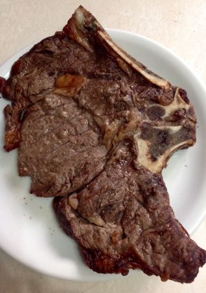 A picture of The Perfect Grilled Beef Steak in the Oven.