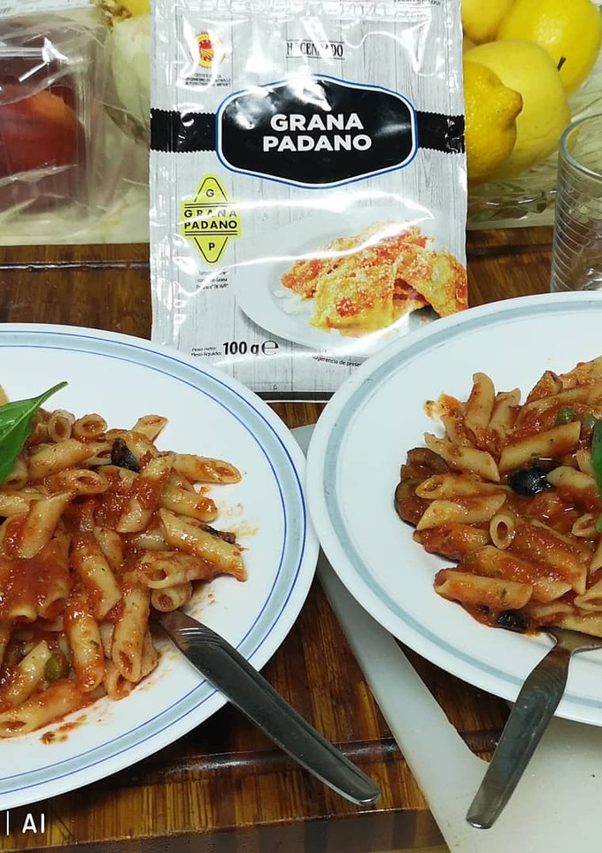 Una foto de Penne alla puttanesca