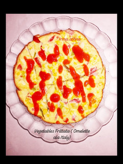 Foto resep Vegetables Frittata (Omelette ala Italy)