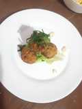 Croquetas de pollo con crema