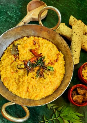 A picture of Mung Daal Khichdi or Bhog Khichdi.