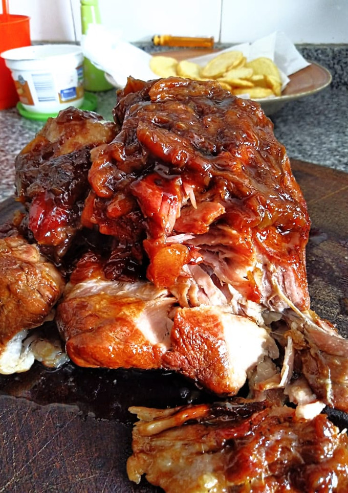 Una foto de Bondiola de cerdo a la cerveza negra