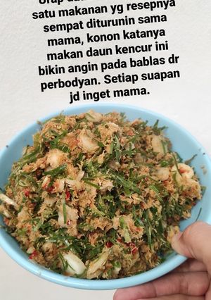 Foto resep Urap daun kencur