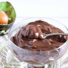 A picture of Healthy chocolate pudding.