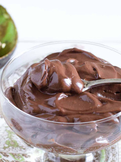 A picture of Healthy chocolate pudding.
