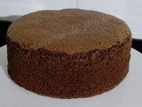 Bizcochuelo para torta de chocolate