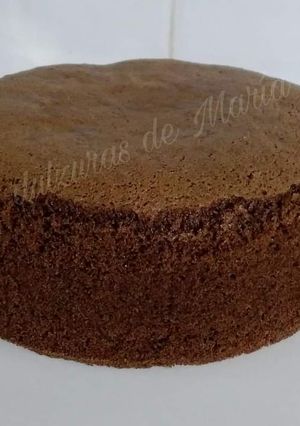Una foto de Bizcochuelo para torta de chocolate