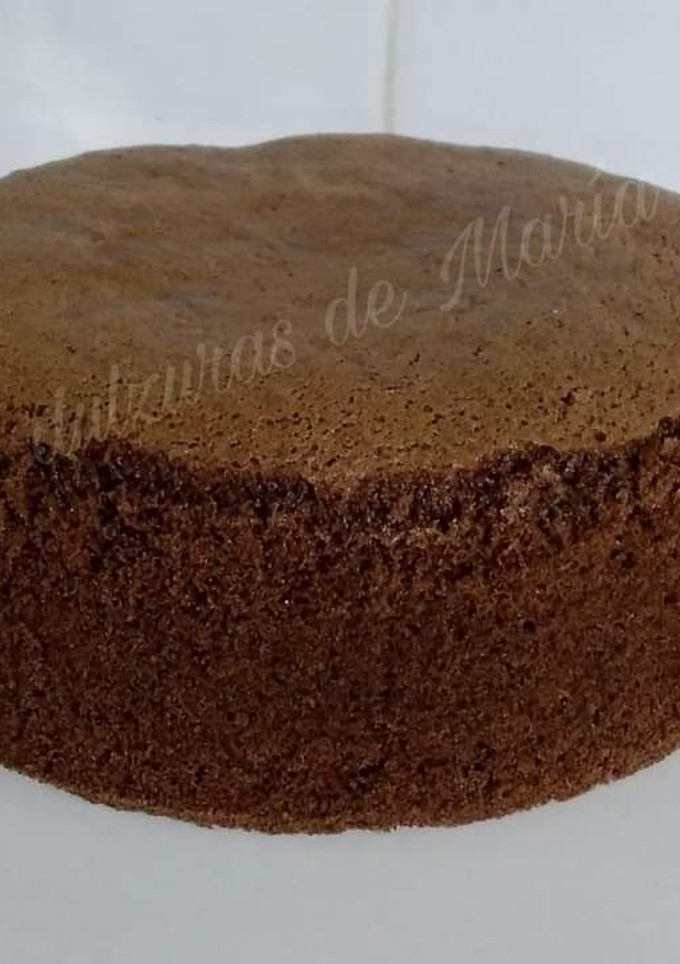 Una foto de Bizcochuelo para torta de chocolate